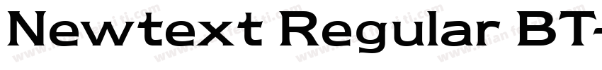 Newtext Regular BT字体转换